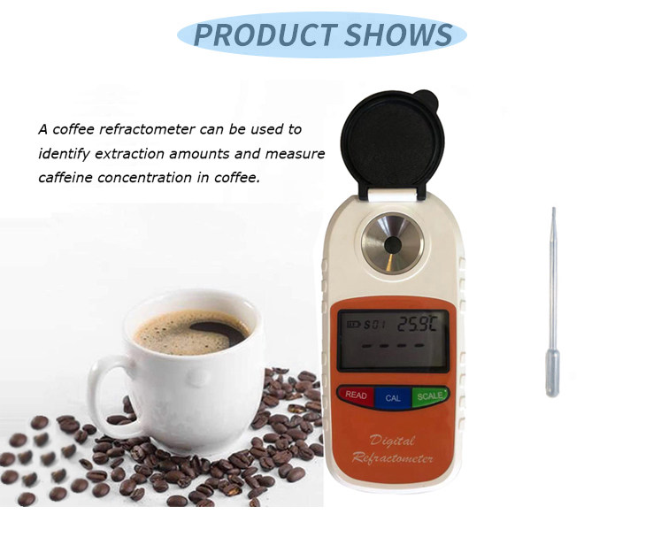 Coffee Series Brix 0.00--30.00%  Digital Refractometer